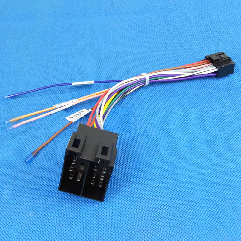  [AUSTRALIA] - 16 Pin Car Stereo Radio ISO Wiring Harness Connector Adaptor Cable Fit for Most Car Radio Stereo ISO Wiring 16 pin to iso