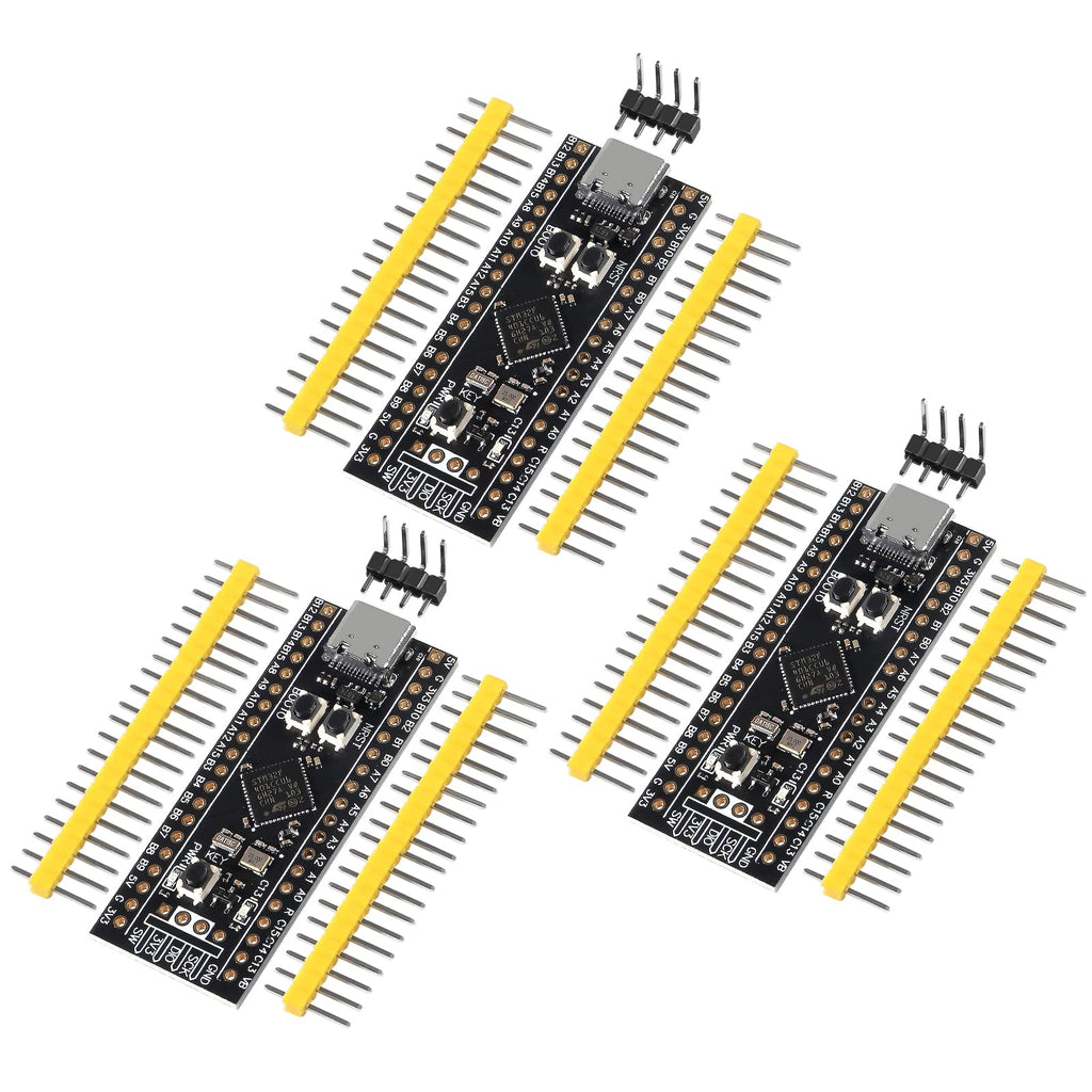  [AUSTRALIA] - DORHEA 3Pcs STM32F401 Development Board V3.0 STM32F401CCU6 STM32F4 Learning Board 84Mhz Freq 64KB RAM 256KB ROM for Programming