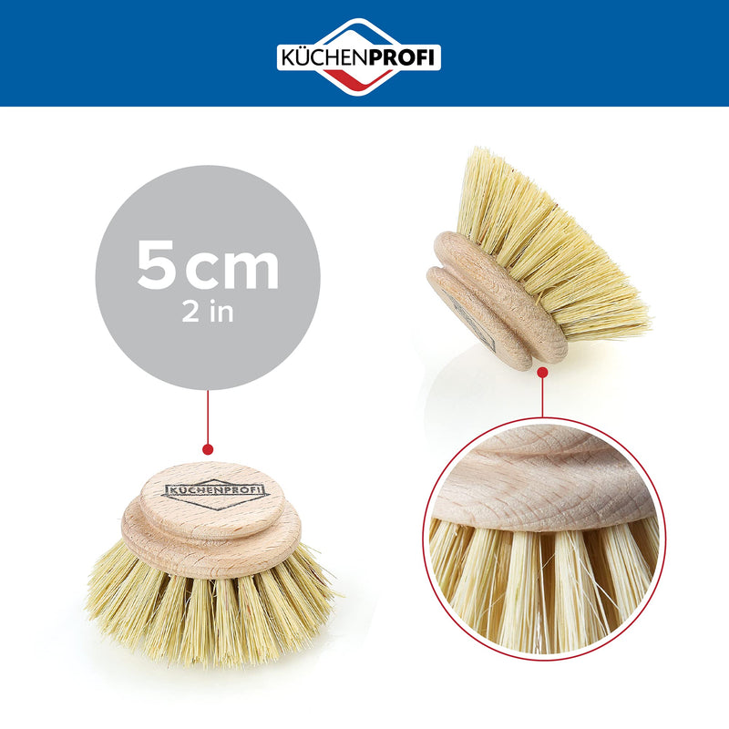 Küchenprofi 2-Pack Replacement Brush Refill for Classic Dish Washing Brush - LeoForward Australia