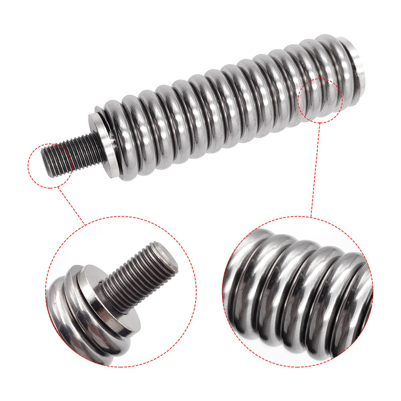  [AUSTRALIA] - SS-3H CB Antenna Spring Mount - Heavy Duty Stainless Steel Antenna Electronics Spring to Fit for Mobile/in-Vehicle CB Radio Antenna Mount up to 60" Long and 3/8" - 24 Threads.