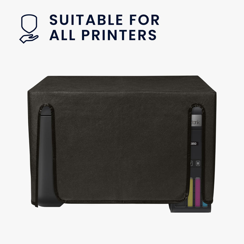  [AUSTRALIA] - kwmobile Dust Cover Compatible with Epson Expression Premium XP-7100 - Printer Case - Fabric Protector Cover - Dark Grey