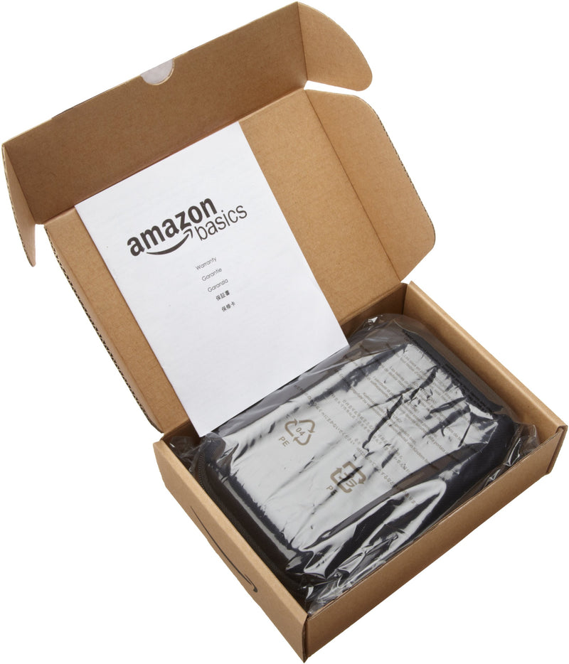  [AUSTRALIA] - Amazon Basics Hard Travel Carrying Case for 5 Inch GPS, Black Frustration-Free Packaging