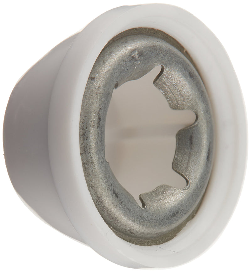  [AUSTRALIA] - Hard-to-Find Fastener 014973221829 Push Nuts, 3/8, Piece-5,White White 3/8 Inch
