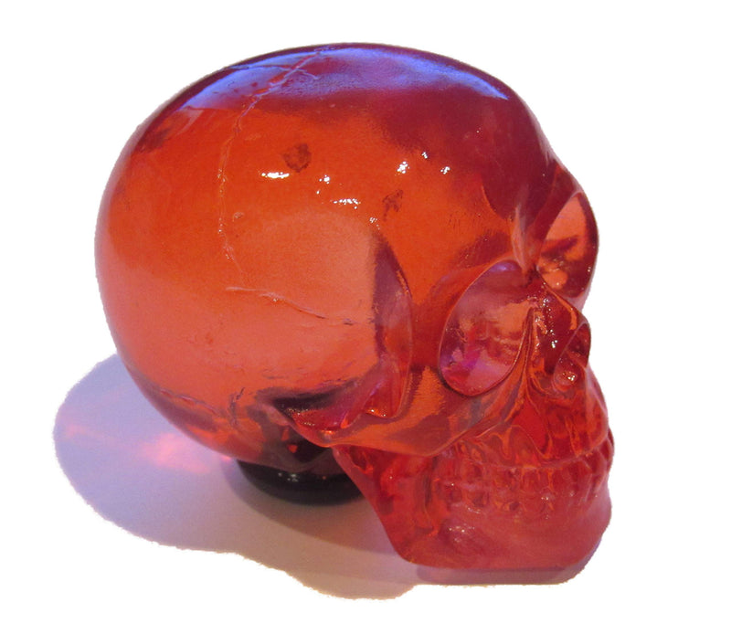  [AUSTRALIA] - Kool Collectibles Clear Red Skull Shifter Shift Knob Rat Rod Lever