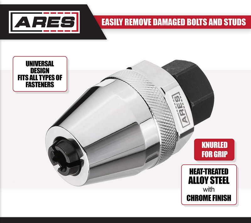  [AUSTRALIA] - ARES 70016 - Damaged Bolt and Stud Extractor Tool - Grips and Removes 1/4-Inch to 1/2-Inch Studs - Ideal for Broken, Rounded Off, Painted Over, and Rusted Tight Bolts