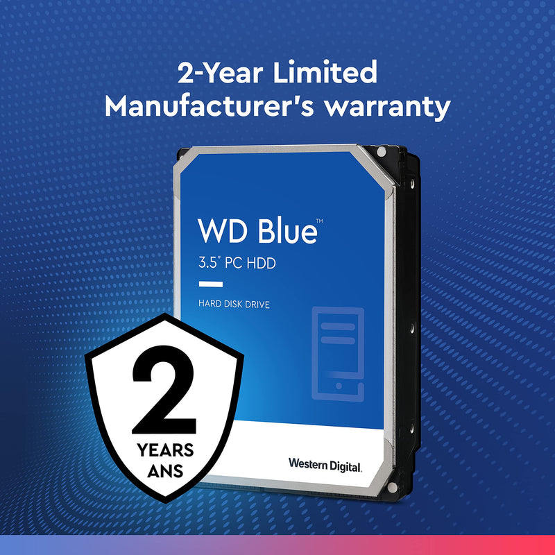  [AUSTRALIA] - Western Digital 2TB WD Blue PC Internal Hard Drive HDD - 5400 RPM, SATA 6 Gb/s, 64 MB Cache, 3.5" - WD20EARZ Newest Generation