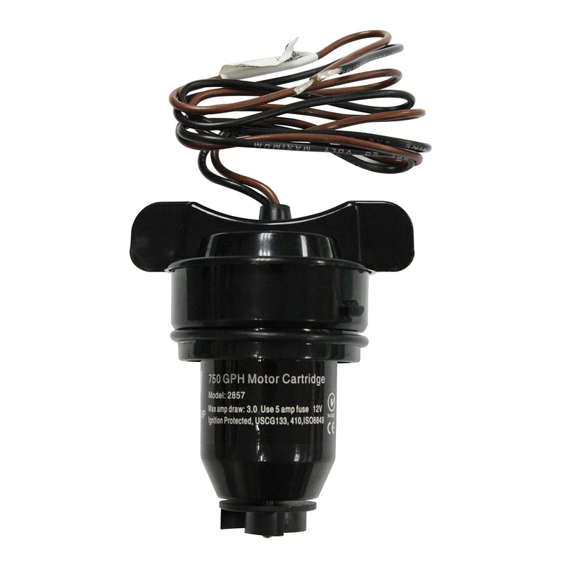  [AUSTRALIA] - Johnson Pump 28572 Replacement Cartridge for 750 GPH Bilge Pump - Model No. 32702 Black