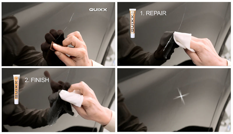 QUIXX 00070-US Paint Scratch Remover Kit, White - LeoForward Australia