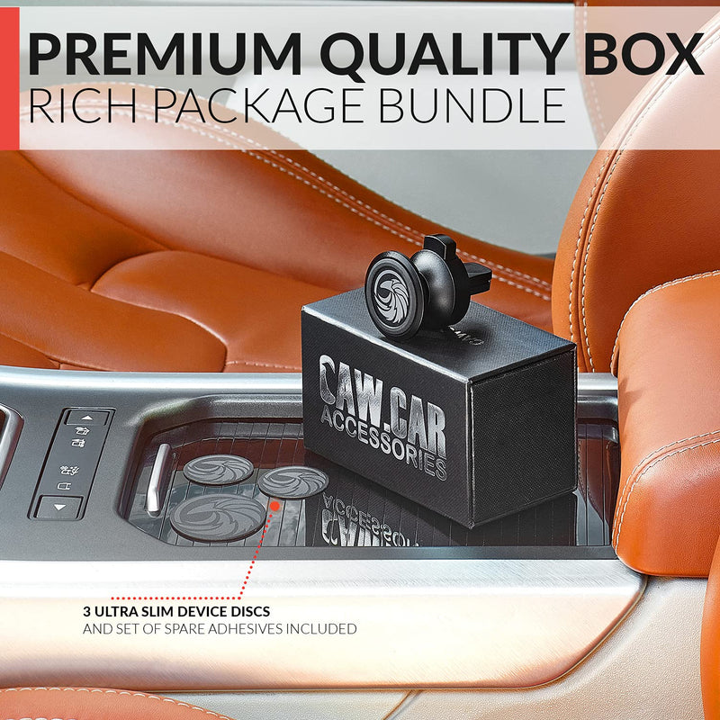  [AUSTRALIA] - New 2023 Magnetic Cell Phone Holder for Car Vent - for Any Smartphone (iPhone, Android, GPS) | Stylish All-Metal One-Hand & One-Sec Phone Mount for Car, 100 to Safeness & Comfort