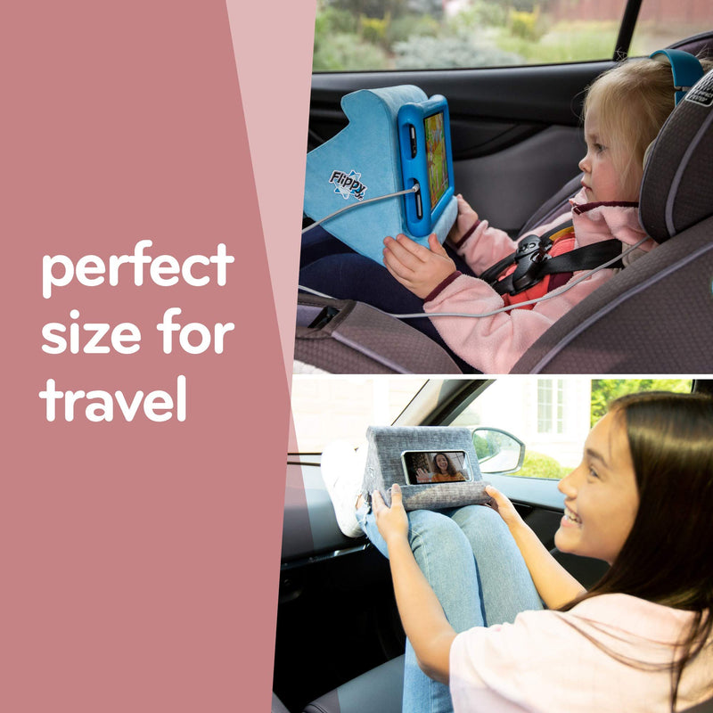  [AUSTRALIA] - Flippy iPad Tablet Stand Multi-Angle Compact Lap Pillow for Home, Work & Travel. Our iPad and Tablet Holder Has Three Viewing Angles for All iPads, Tablets & Books. (Def Leopard, Single) Def Leopard