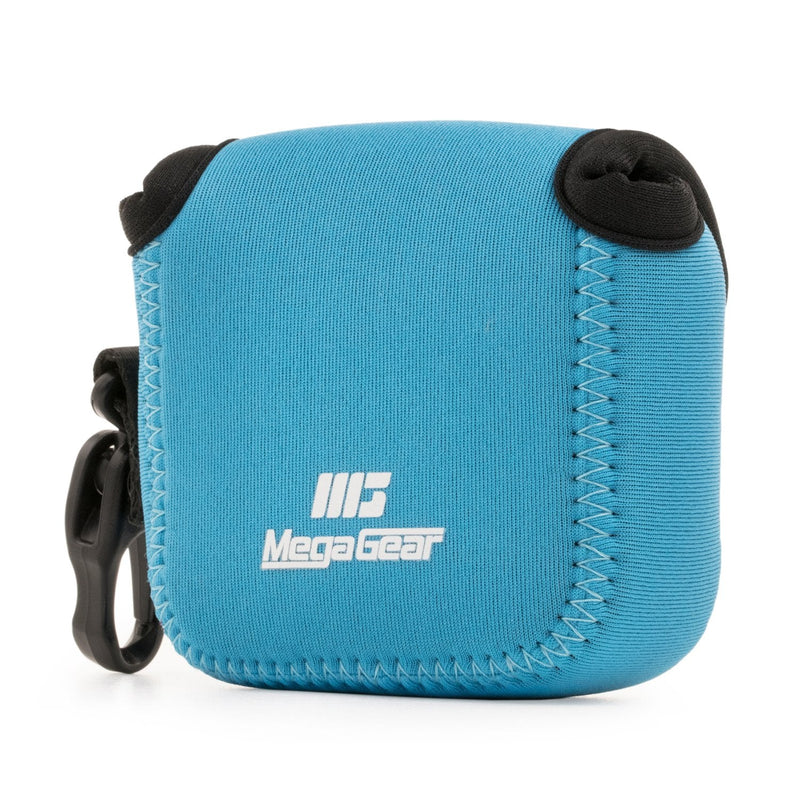  [AUSTRALIA] - MegaGear Ultra Light Neoprene Camera Case Compatible with GoPro Hero9, Hero8, DJI Osmo Action, Sony RX0 II, GoPro Hero 7, Sony RX0 1.0 Blue