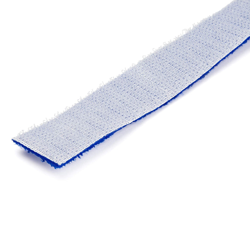  [AUSTRALIA] - StarTech.com 100ft Hook and Loop Roll - Cut-to-Size Reusable Cable Ties - Bulk Industrial Wire Fastener Tape/Adjustable Fabric Wraps Blue/Resuable Self Gripping Cable Management Straps (HKLP100BL) 100 ft