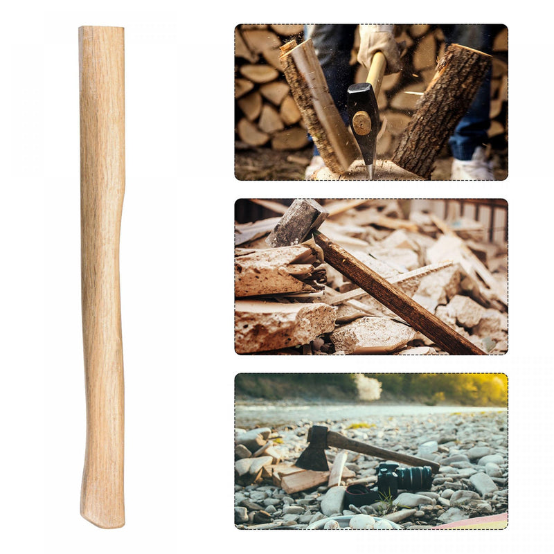  [AUSTRALIA] - uxcell 20 Inch Wood Long Replacement Handle Curved Replaceable Handle for Axe Hammer Flat Square Eye Oak Wood