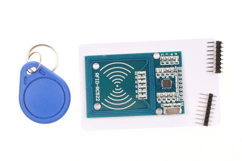 NOYITO MFRC-522 RC522 RFID RF IC Card Inductive Module with S50 White Card and Key Ring (Pack of 2) - LeoForward Australia