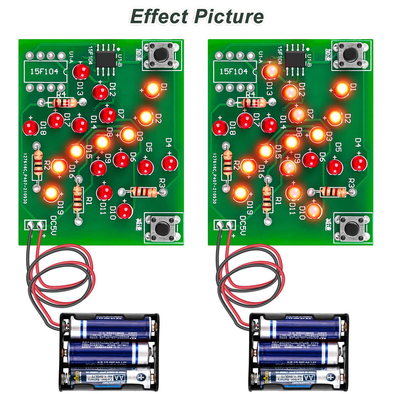  [AUSTRALIA] - Soldering Practice DIY Electronic Kit - MakerHawk Windmill Flashing Light Adjustable Speed PCB Board Educational Science Kit for Kids Adults