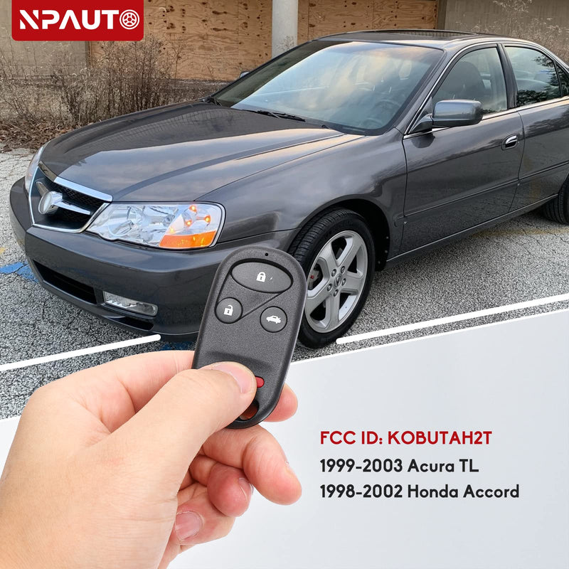  [AUSTRALIA] - NPAUTO Key Fob Replacement, Fits for Honda Accord & Acura TL 1998 1999 2000 2001 2002 2003 - Keyless Entry Remote Control Car Key Fobs KOBUTAH2T, 72147-S0K-A02, 72147-S84-A03