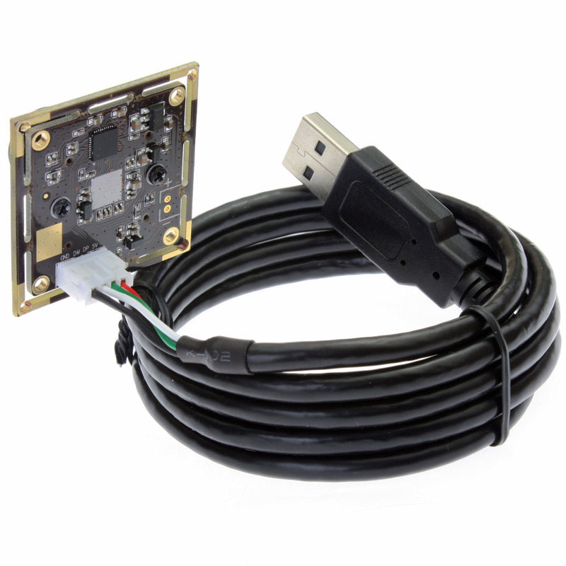  [AUSTRALIA] - ELP 170 Degree Wide Angle USB 5 Megapixel Webcam for Portable Video System USB Camera Module 170 Degree Lens