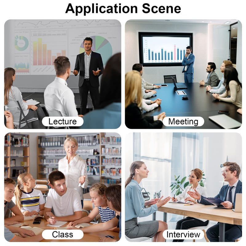  [AUSTRALIA] - 64GB Voice Recorder with Playback: Digital Audio Recorder with Voice Activated, Small USB Dictaphone Recording Device for Lecture Interview Meeting Class