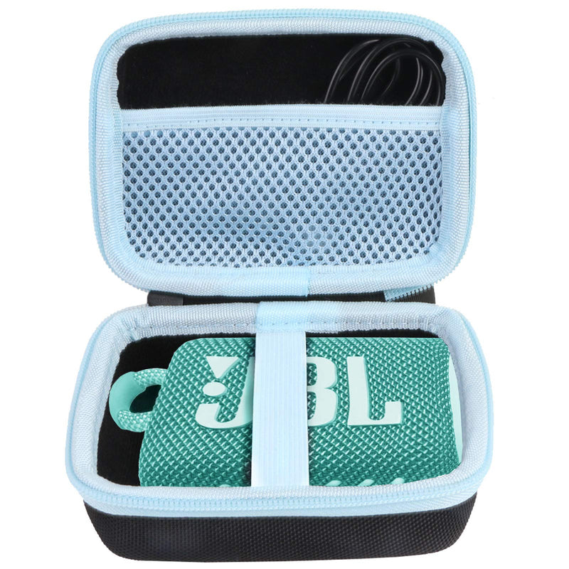 Aenllosi Hard Carrying Case Compatible with JBL Go 3 Portable Bluetooth Speaker (Green) green - LeoForward Australia