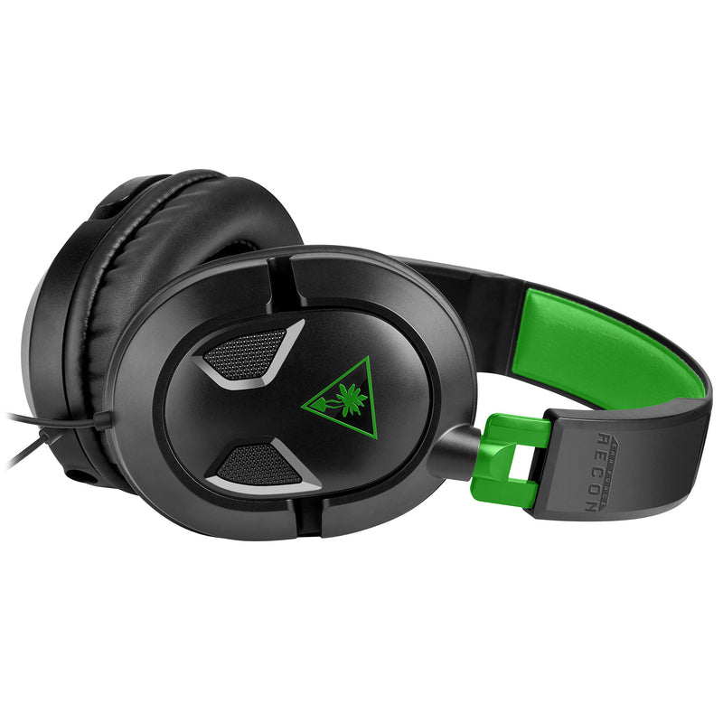  [AUSTRALIA] - Turtle Beach Recon 50 Xbox Gaming Headset for Xbox Series X, Xbox Series S, Xbox One, PS5, PS4, PlayStation, Nintendo Switch, Mobile & PC with 3.5mm - Removable Mic, 40mm Speakers - Black Black / Green