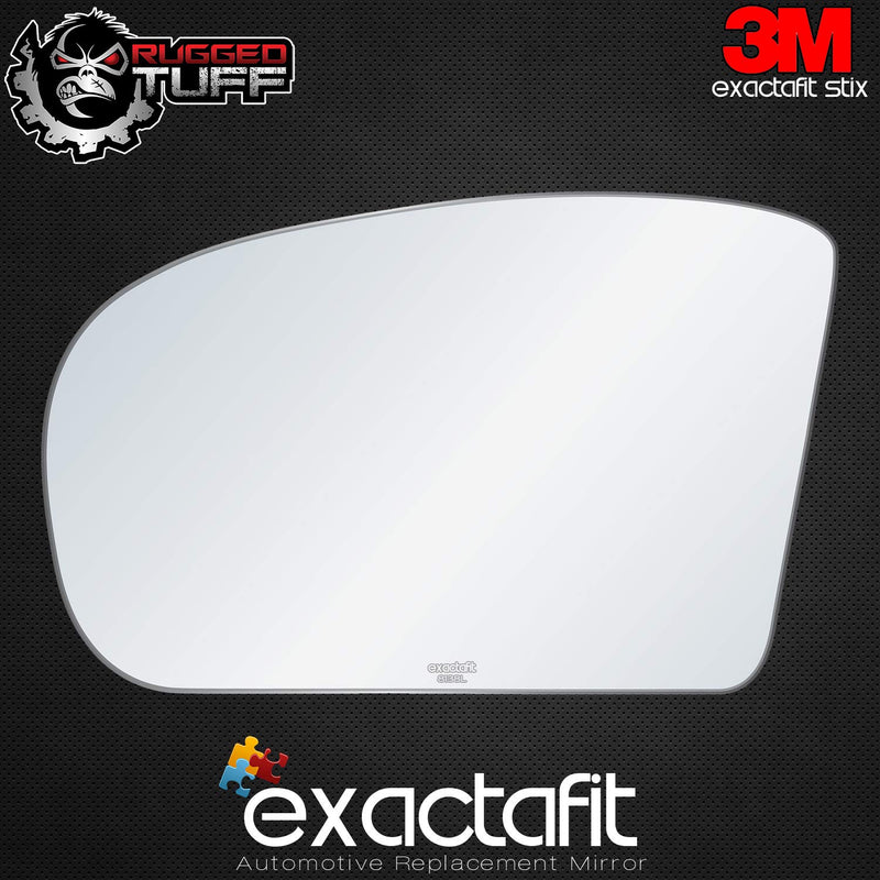 exactafit 8138L Driver Side Mirror Glass Replacement Plus 3m Adhesives Compatible With Mercedes Benz C230 C240 C32 AMG E500 E63 AMG Class AMG Left Hand Door Wing LH - LeoForward Australia