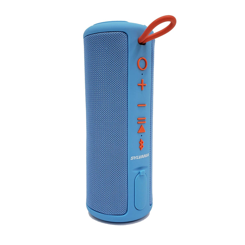 SYLVANIA SP953-BLUE Rubber-Finish Bluetooth Speaker with Cloth Trim (Blue) Blue - LeoForward Australia