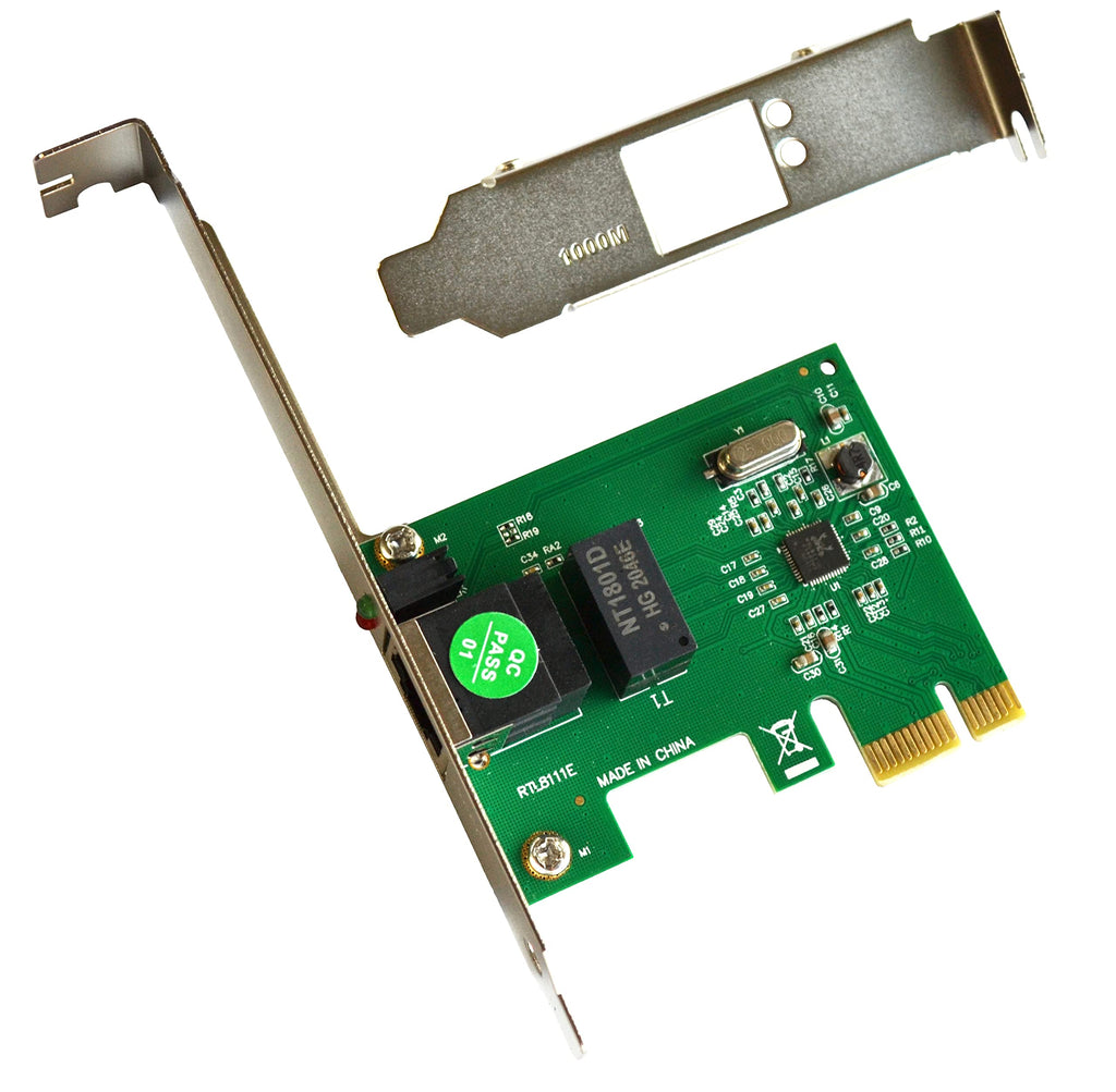  [AUSTRALIA] - Gigabit Ethernet Network Card, PCIE Network Adapter, Ethernet Card for PC, RTL8111E Chip,10/100/1000Mbps