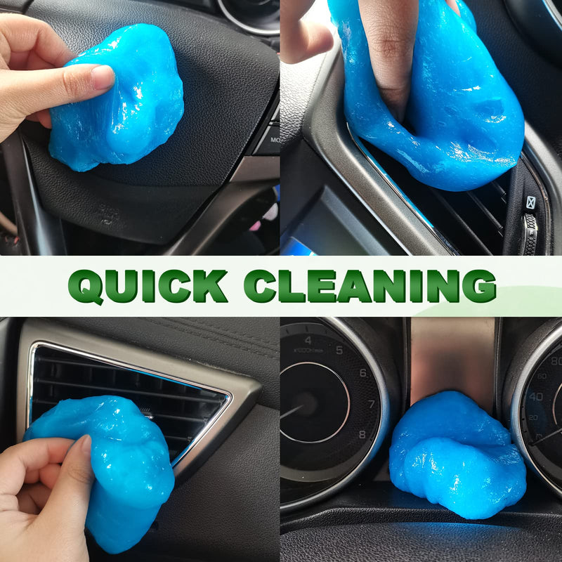  [AUSTRALIA] - Car Cleaning Kit, Car Cleaning Gels, Universal Auto Detailing Tools Car Interior Cleaner Putty, Dust Cleaning Mud For PC Tablet Laptop Keyboard,Air Vents, Camera, Printers, Calculator, Blue 1Pcs Blue