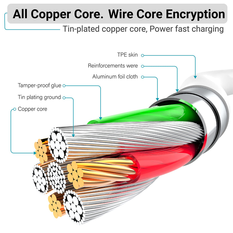  [AUSTRALIA] - 20W USB C Fast Charger Cable Cord (6.6ft) for 2021/2020/2018 iPad Pro 12.9 Gen 5/4/3, iPad Pro 11 Gen 3/2/1, iPad Air 4,Samsung Galaxy S21,S20, PD Wall Charger (2Pack)