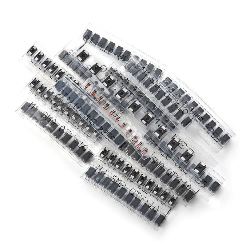  [AUSTRALIA] - Chanzon SMD Fast Switching/Schottky/Rectifier Diode Assorted Kit (15 Values Total 150pcs: M1 M4 M7 S1M S2M S3M SS14 SS16 SS24 SS26 SS34 SS36 RS1M US1M LL4148) Electronic Component Assortment Set