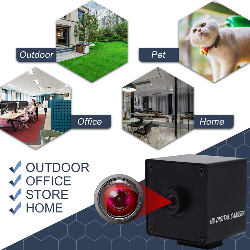  [AUSTRALIA] - Webcamera usb 2MP 1080P Usb Camera CMOS OV2710 Sensor with Autofocus 100 Degree Lens Webcam,Usb with Cameras Support 1920X1080@30fps,UVC Compliant Cam,Web Cams Support Most OS,High Speed USB2.0 Webcam Autofocus 100 degree lens with black box case