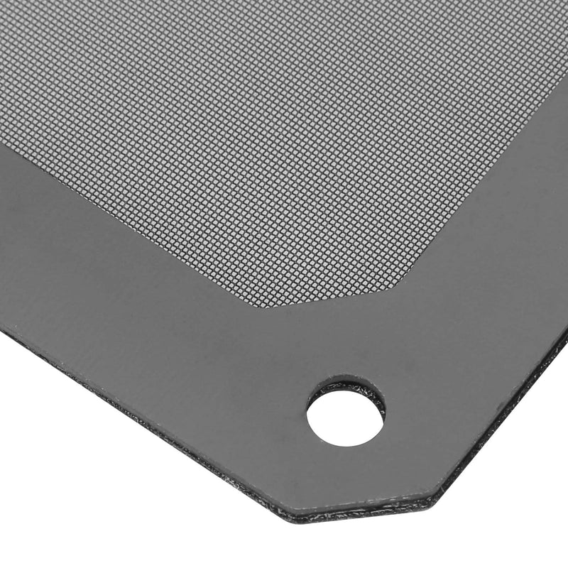  [AUSTRALIA] - PC Cooler Fan Filter, 120 x 120mm PVC Magnetic Computer Mesh Frame Nylon Dust Filter Computer Case Cover (5 Pcs)