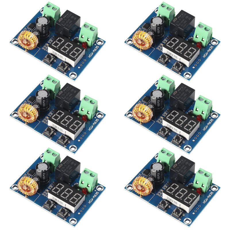  [AUSTRALIA] - 6pcs XH-M609 DC 12V-36V Voltage Protection Module Digital Low Voltage Protector Disconnect Switch Over-Discharge Circuit Protection Module