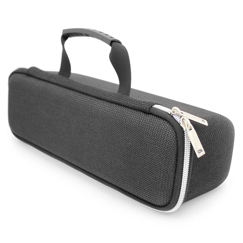  [AUSTRALIA] - CASEMATIX Wireless Microphone Case Compatible with 11" Wireless Mic System Handheld Microphones, Compact Mic Bag Fits Up To Two Mics With Padded Interior, Hard Shell Exterior, Carry Handle -Case Only