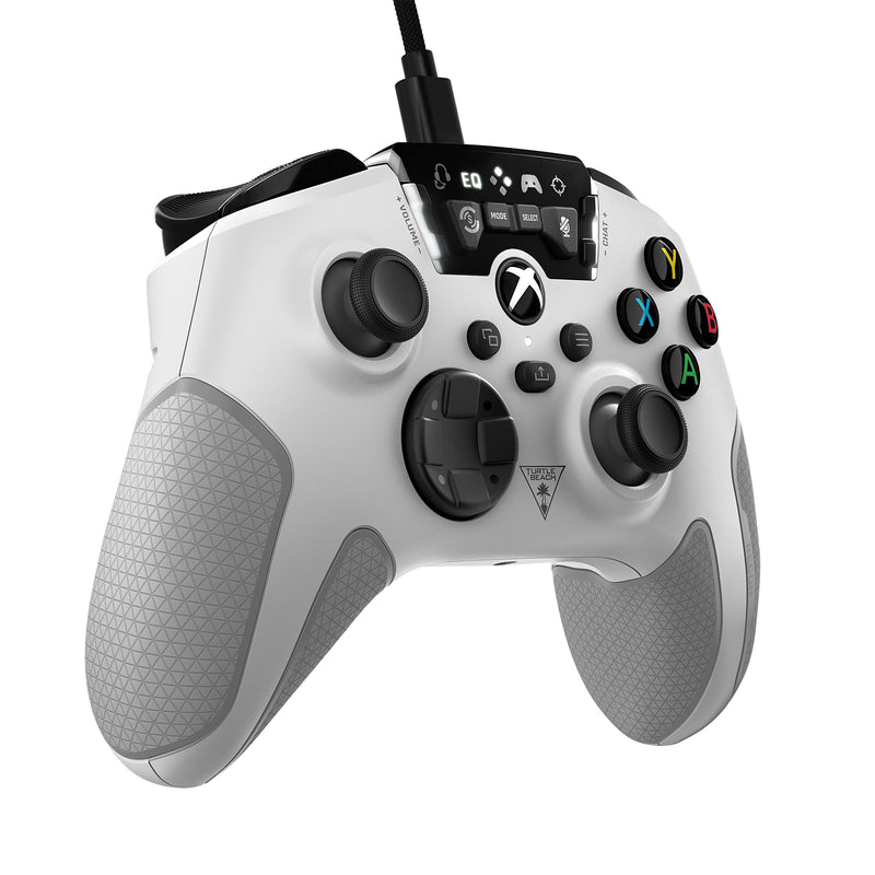  [AUSTRALIA] - Turtle Beach Recon Controller Wired Gaming Controller for Xbox Series X & Xbox Series S, Xbox One & Windows 10 PCs Featuring Remappable Buttons, Audio Enhancements, and Superhuman Hearing - White