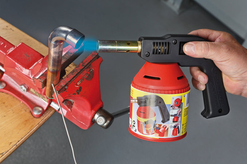  [AUSTRALIA] - ROTHENBERGER Industrial RoFlame blowtorch including piezo ignition for soft soldering, 35931 without piercing gas cartridge