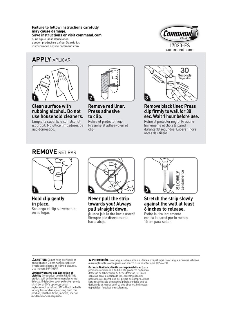 Command Medium Replacement Strips, White, 12-Strips, Re-Hang Indoor Hooks - LeoForward Australia