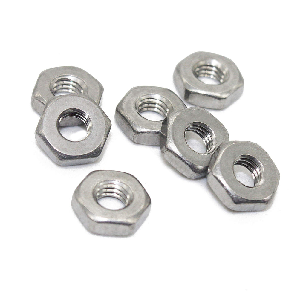  [AUSTRALIA] - 8-32 Hex Nut, Coarse Thread Hexagon Nut,18-8 Stainless Steel Hex Nut, Silver Tone,（100 Pcs） 8-32 (100 Pack)