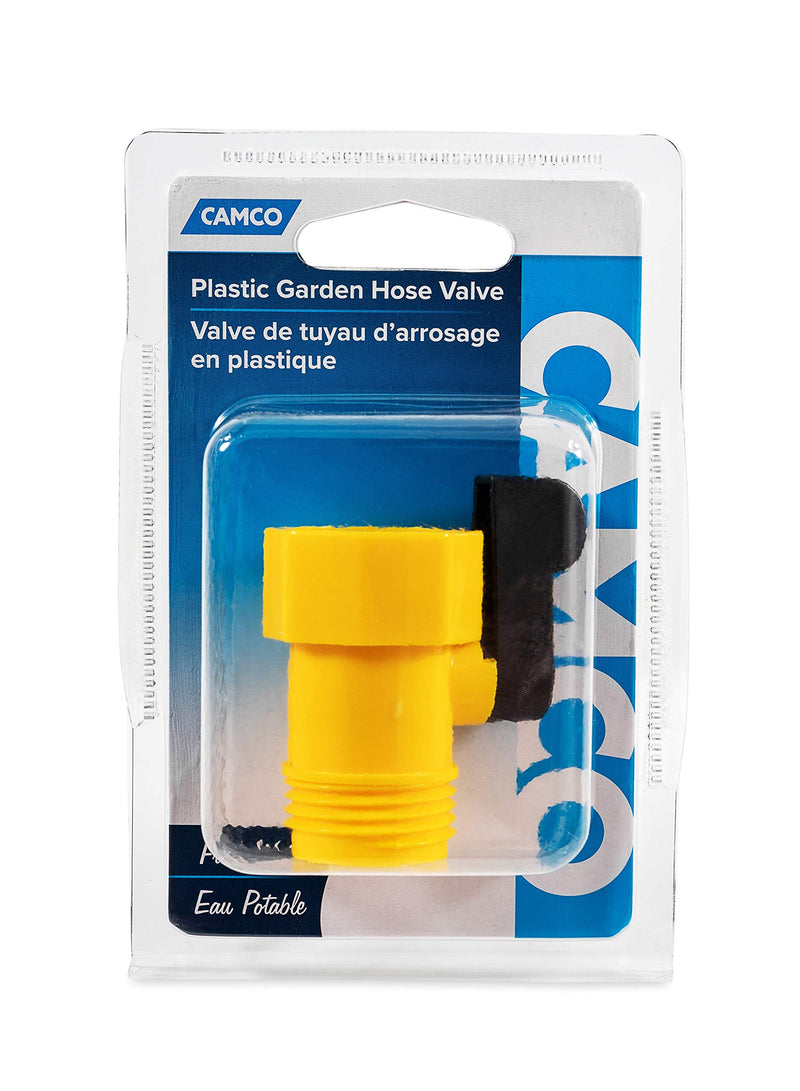  [AUSTRALIA] - Camco 20003 Straight Garden Hose Valve - Plastic Straight Plastic Valve