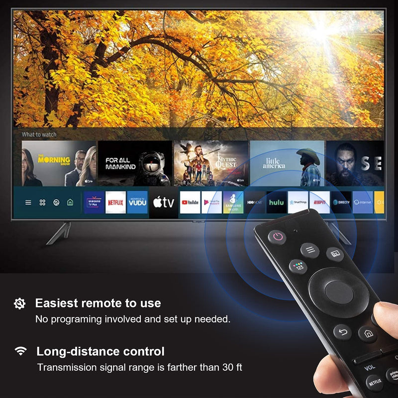  [AUSTRALIA] - Universal Remote-Control for Samsung Smart-TV, Remote-Replacement of HDTV 4K UHD Curved QLED and More TVs, with Netflix Prime-Video Buttons for samsung tv