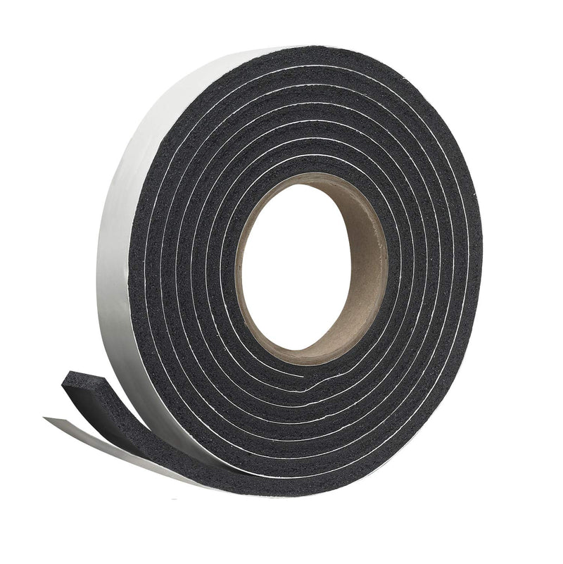  [AUSTRALIA] - Frost King R338H Self-Stick Rubber Foam Weatherseal, 3/8"W, 3/16"T, Black|Blacks