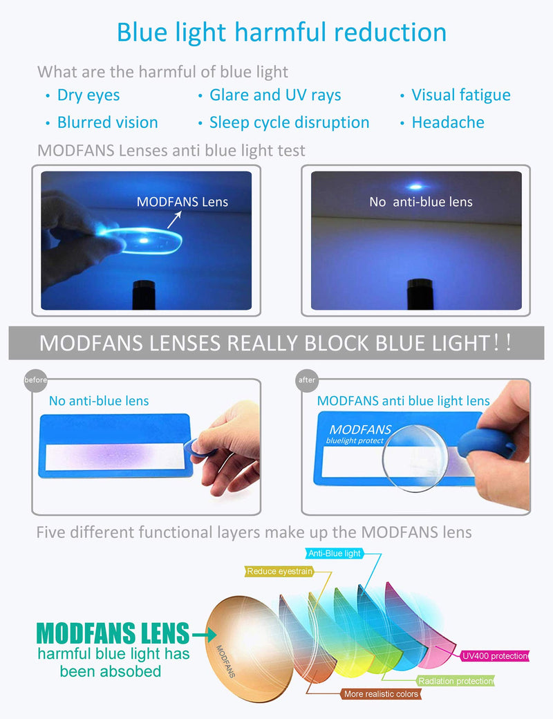 Blue Light Blocking Reading Glasses,Anti Glare Eyestrain Spring Hinge with Case +0.50 Tortoiseshell - LeoForward Australia