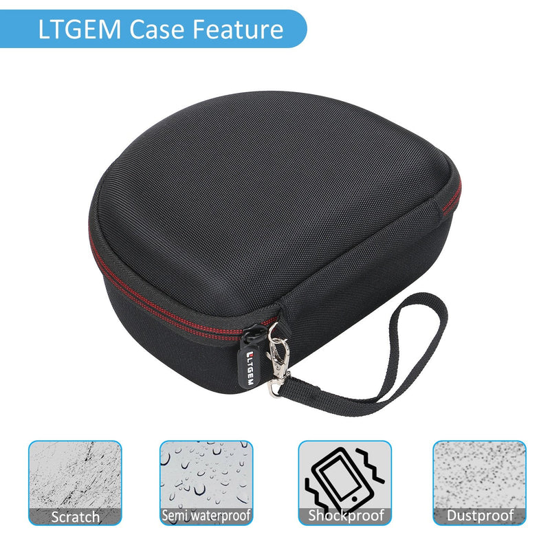  [AUSTRALIA] - LTGEM Hard Headphones Case for Sony MDR7506 Professional Large Diaphragm Headphone - Travel Carrying Storage Bag A-Gray