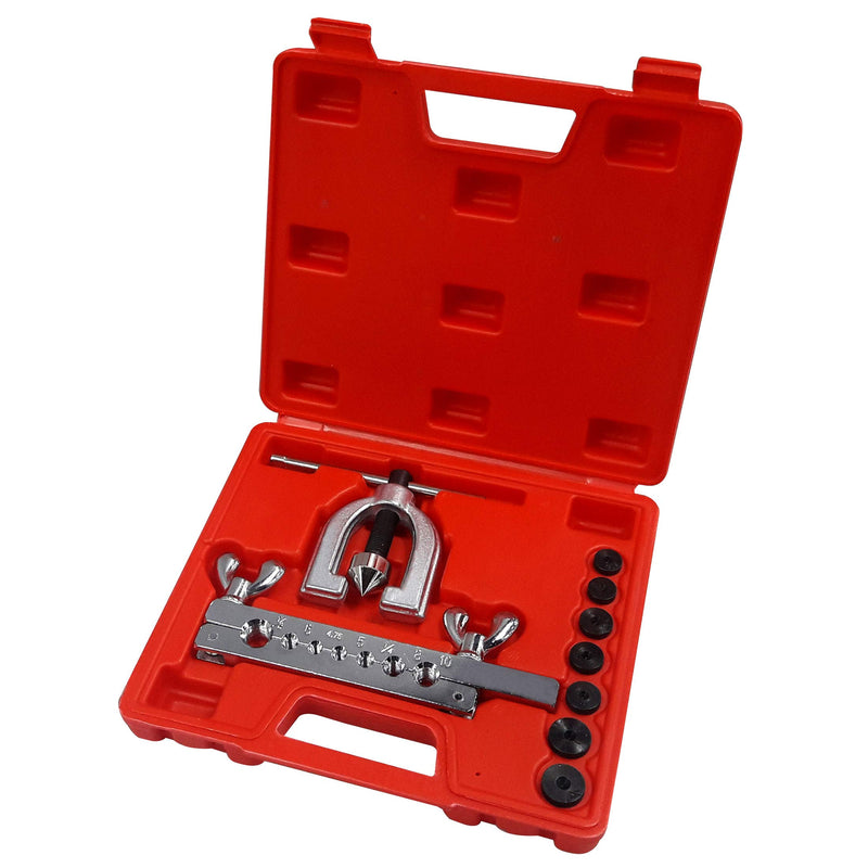  [AUSTRALIA] - HAUTMEC Industrial Imperial and Metric Double Flaring Tool Kit, Brake Flaring Tool and Tube flaring tool HT0007-PL Imperial and Metric Tool Kit