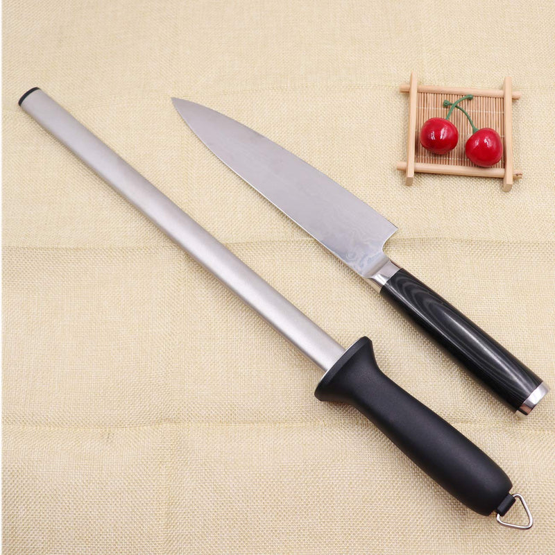  [AUSTRALIA] - Wiitek 12inch Diamond Knife Honing Rod, Professional Chef Knife Sharpener Steel, Best Knife Honer, Kitchen Appliances, Ideal for Chef Knife, Cooking Knife, Butcher Knife and Japanese Knife 12 inch