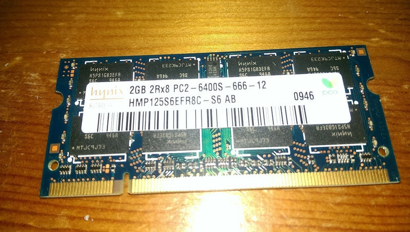  [AUSTRALIA] - Hynix 2GB DDR2 RAM PC2-6400 200-Pin Laptop SODIMM Major/3rd