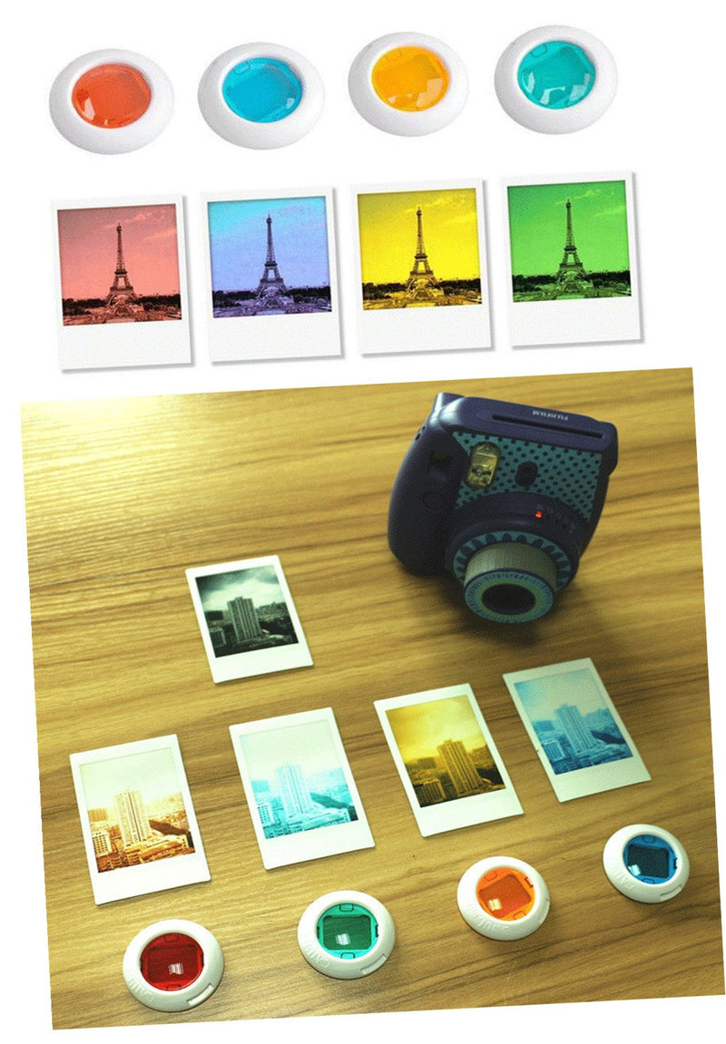  [AUSTRALIA] - Arcen Mini Close Up Color Colorful Lens Filter Set Compatible for Fujifilm Instax Mini 8/8+/ 9 Instant Film Camera, 6 Piece