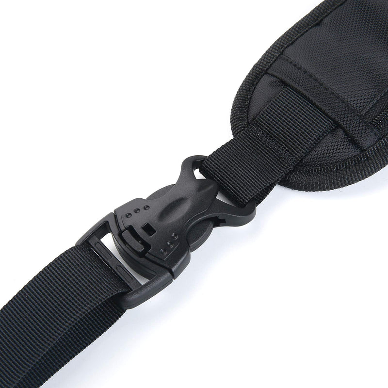  [AUSTRALIA] - Camera Strap,DSLR Shoulder Strap Crossbody Sling Quick Release Storage Pocket Black