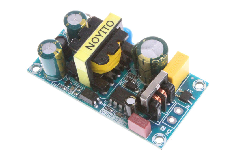  [AUSTRALIA] - NOYITO AC to DC Isolated Power Supply Module AC 120V 100V - 265V to DC 24V 1A 24W Peak 24V 1.5A 36W Max Power Module with Overvoltage Overload Short-Circuit Protection (24V 1A Peak 1.5A) 24V 1A / Peak 1.5A Blue