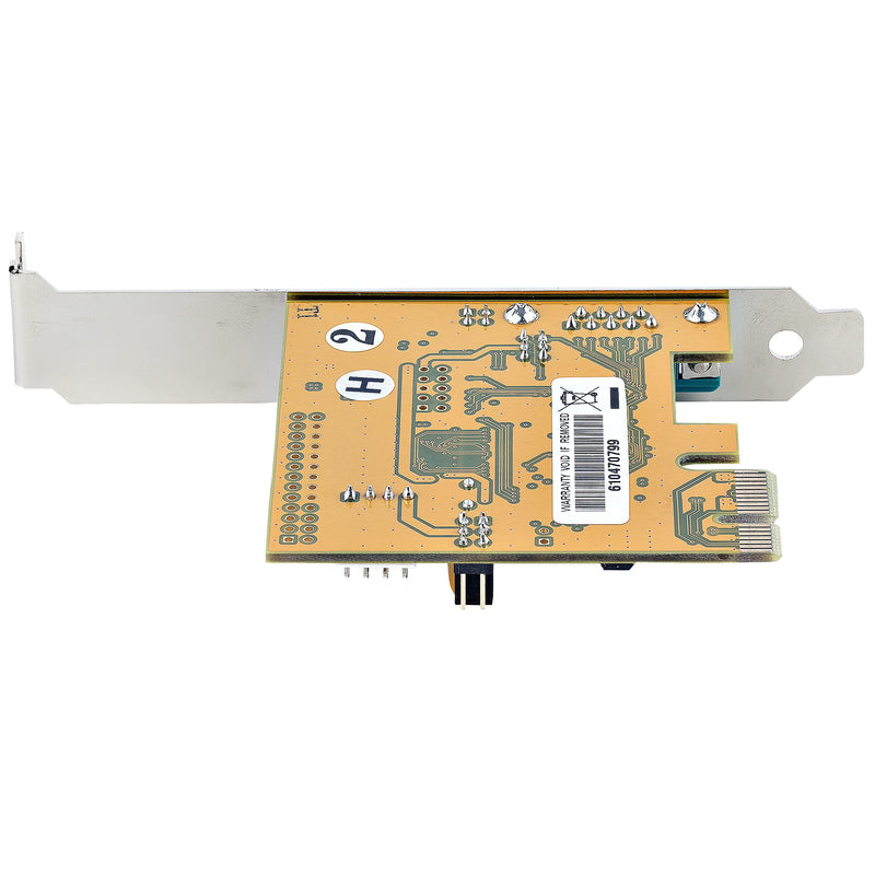  [AUSTRALIA] - StarTech.com PCI Express Serial Card, PCIe to RS232 (DB9) Serial Interface Card, PC Serial Card, 16C1050 UART, Standard and Low Profile Brackets, COM Retention, Windows/Linux (11050-PC-SERIAL-CARD)